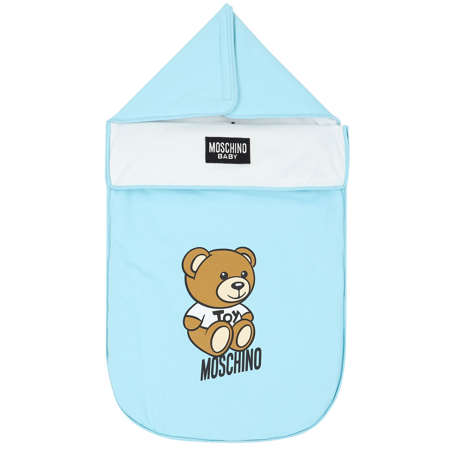 Blue Teddy Bear Logo Baby Nest, 2, hi-res