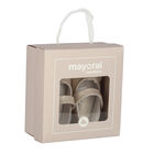 حذاء قبل المشي باللون الذهبي للبنات, 2, hi-res