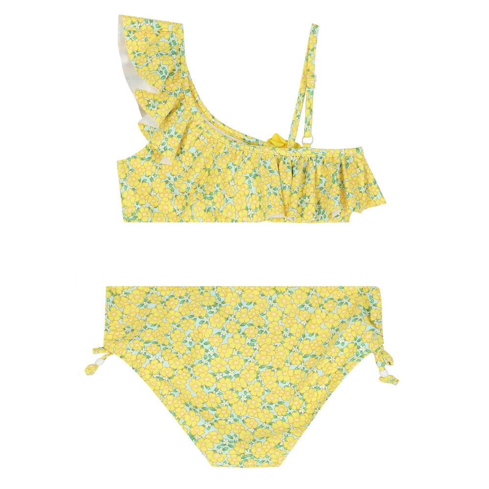 tweedehands Uitgang Nutteloos Mayoral Girls Yellow Floral Bikini | Junior Couture KSA