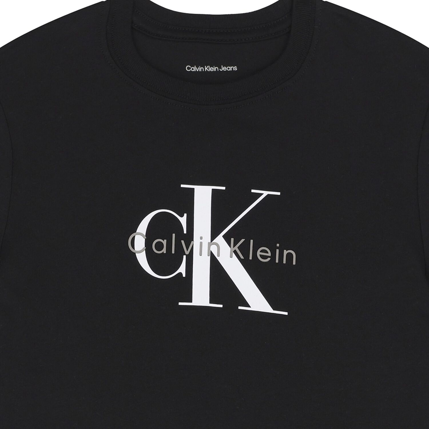 Boys Black Logo T-Shirt , 1, hi-res