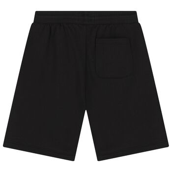 Boys Black Logo Shorts
