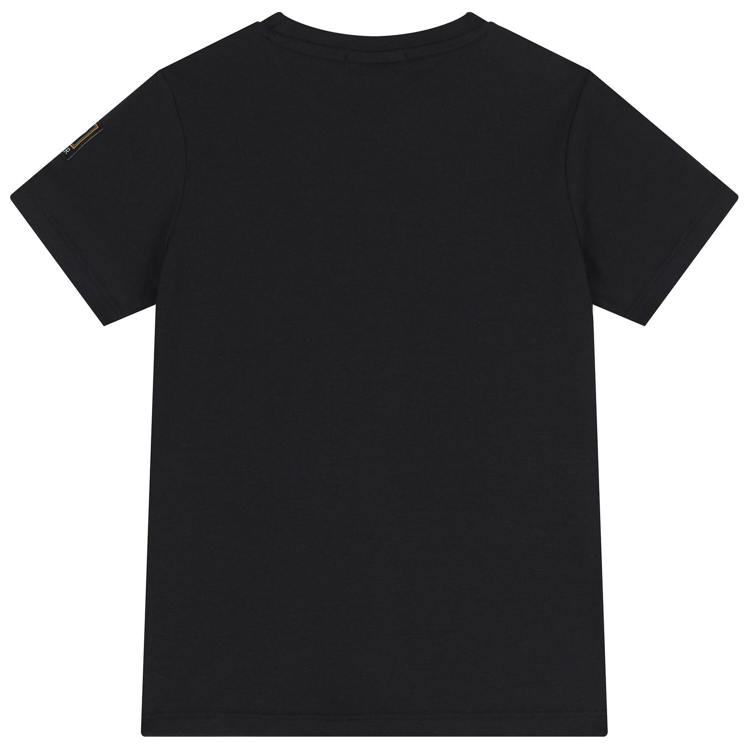 Boys Black & Gold Logo T-Shirt, 2, hi-res