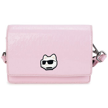 Girls Pink Logo Handbag
