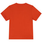 Younger Boys Orange Logo T-Shirt, 3, hi-res