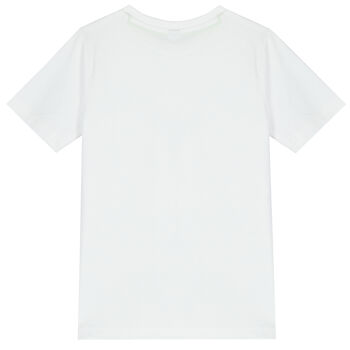 Boys White Logo T-Shirt
