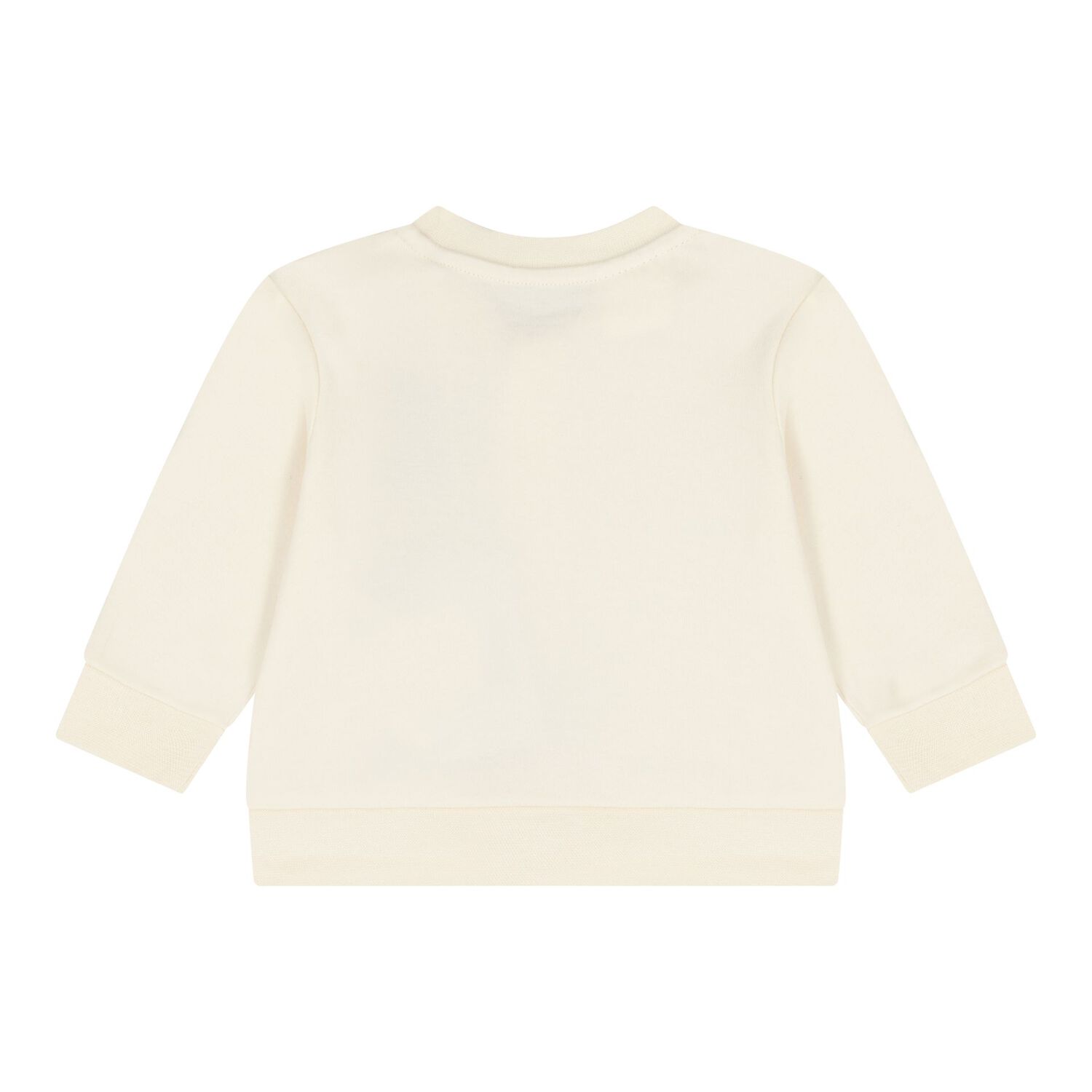 طقم رياضي للأطفال بشعار دب تيدي باللون العاجي, 1, hi-res