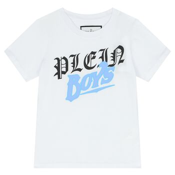 Boys White Logo T-Shirt