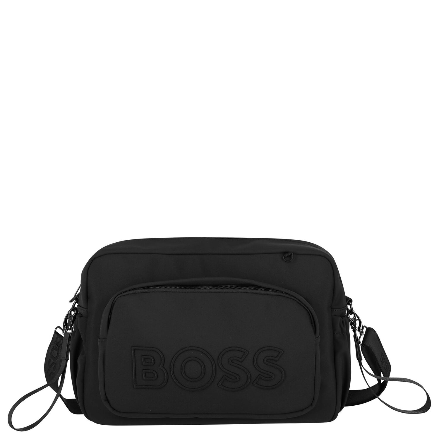 Black Logo Red Panda Baby Changing Bag, 1, hi-res