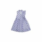 Girls White & Blue Dress, 1, hi-res
