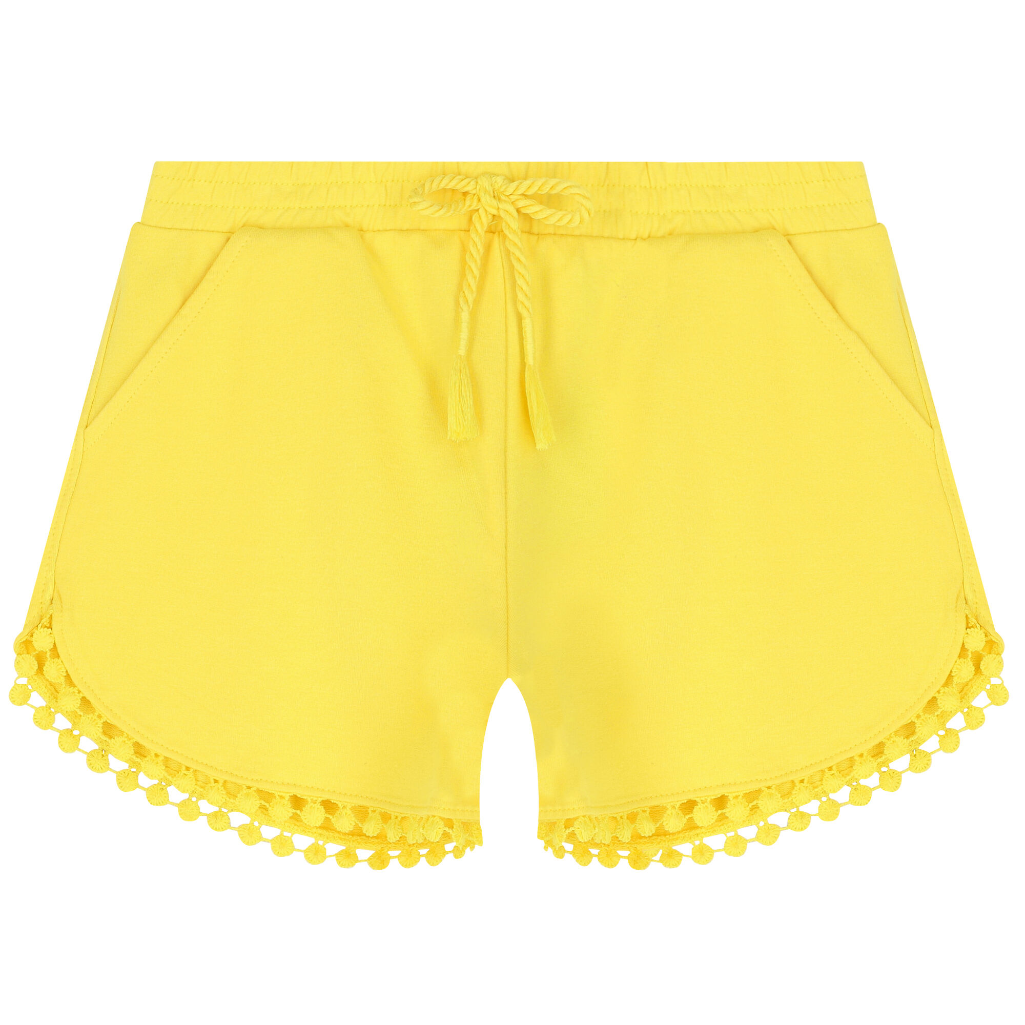 Girls yellow shorts best sale