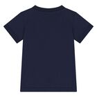 تي شيرت بشعار الدب تيدي باللون الكحلى, 2, hi-res