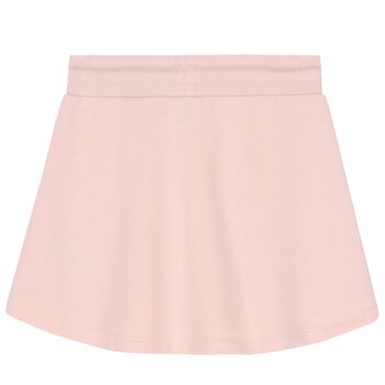 Girls Pink Logo Skirt