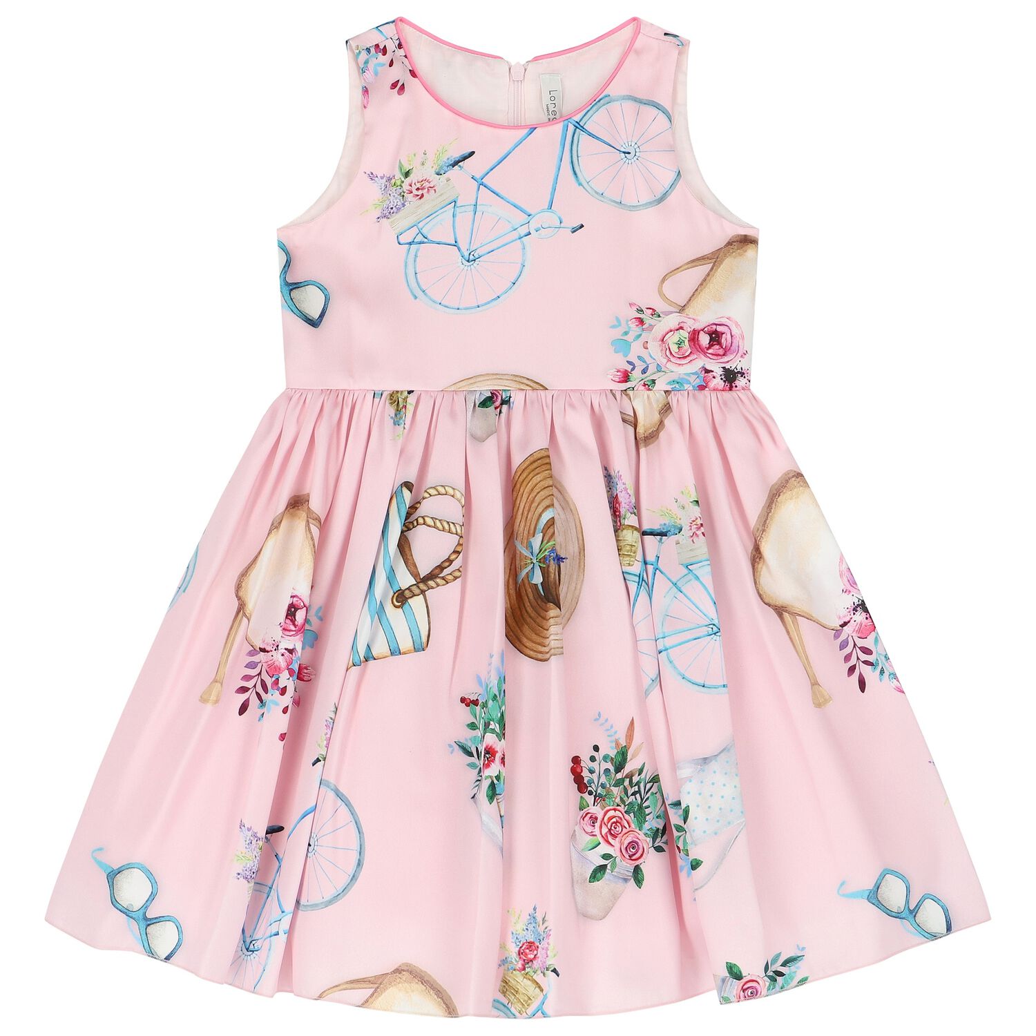 Girls Pink Dress, 1, hi-res image number null