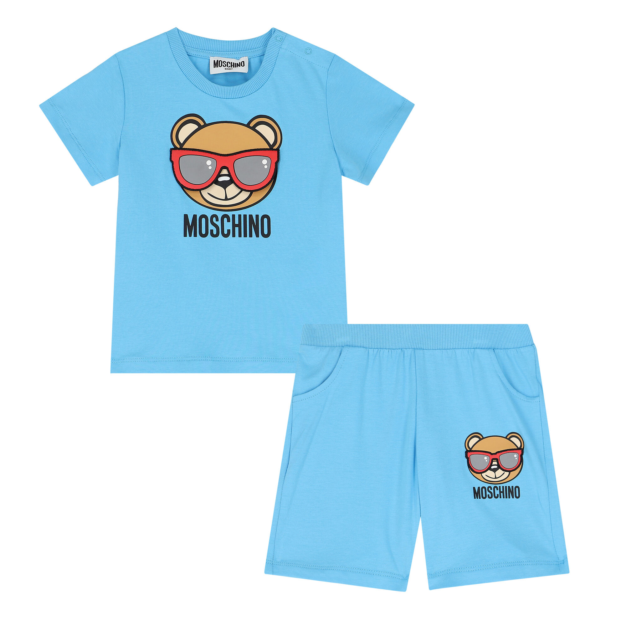 Blue moschino shorts Clearance