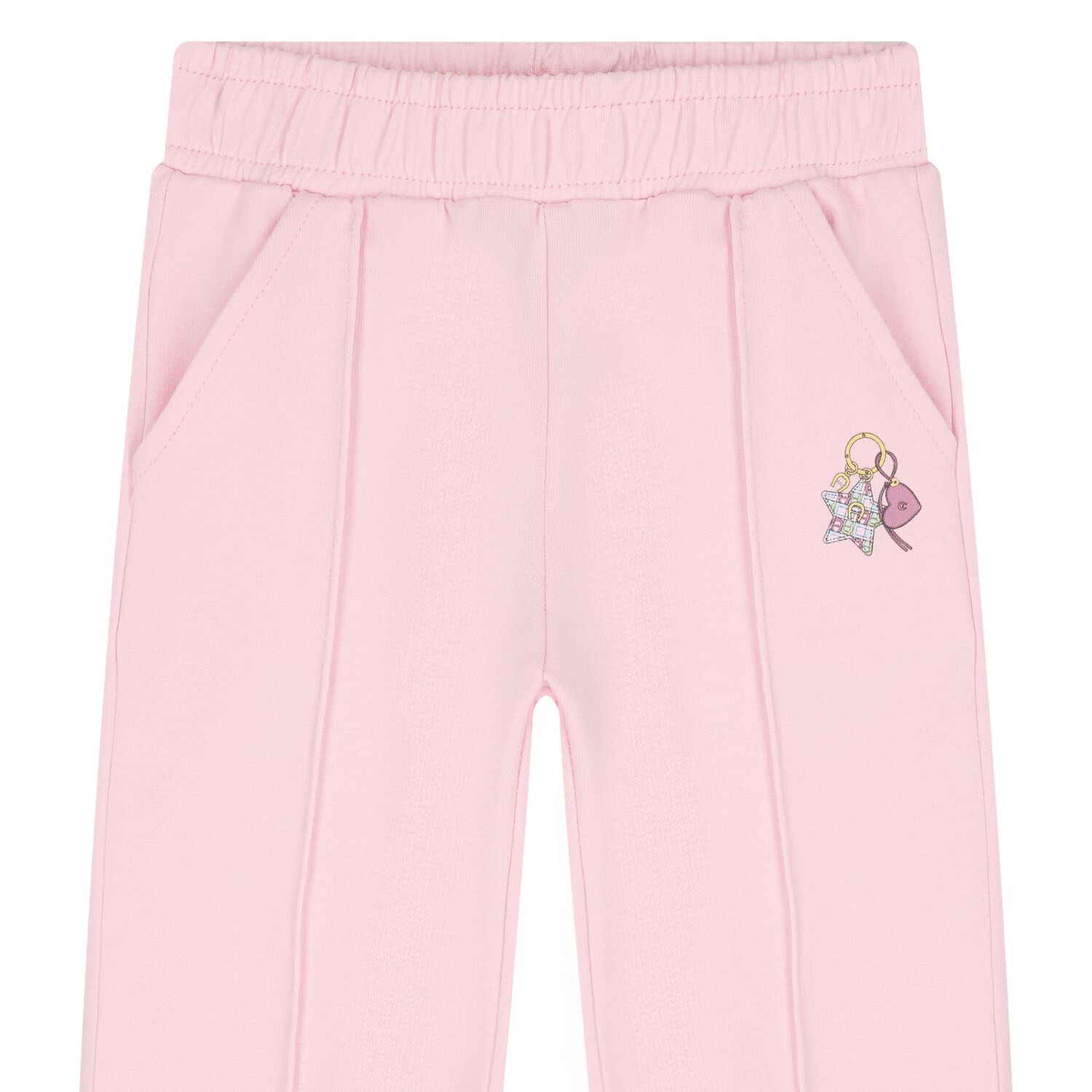 Younger Girls Pink Logo Joggers, 1, hi-res