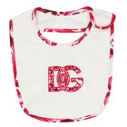 طقم أفرول بشعار ماجوليكا باللون العاجي والزهري, 1, hi-res