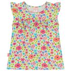 Girls Multi-Coloured Floral Blouse, 1, hi-res