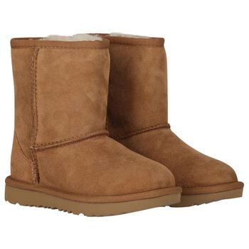 Younger Chestnut Brown Classic II Suede Boots