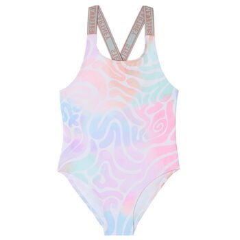 Girls Multi-Coloured Swimswuit