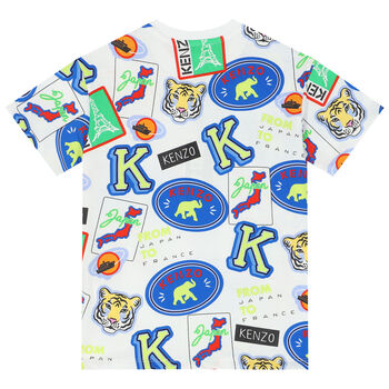 Boys White Logo T-Shirt
