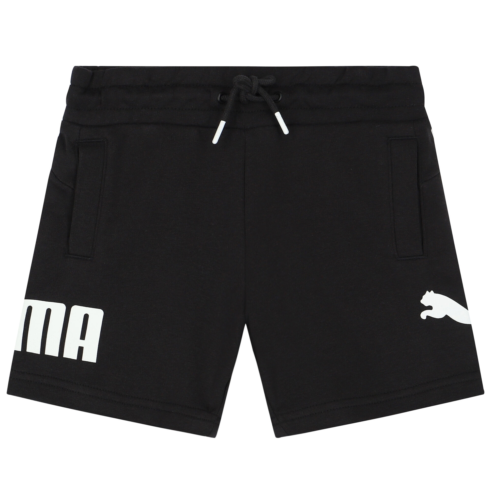 Puma Boys Black Logo Shorts Junior Couture Oman