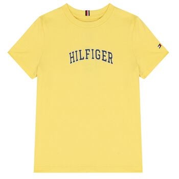 Boys Yellow Varsity Logo T-Shirt