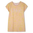 Girls Mini Me Pink & Yellow Floral Dress , 1, hi-res