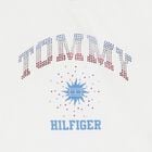 Girls White Rhinestone Logo T-Shirt , 3, hi-res