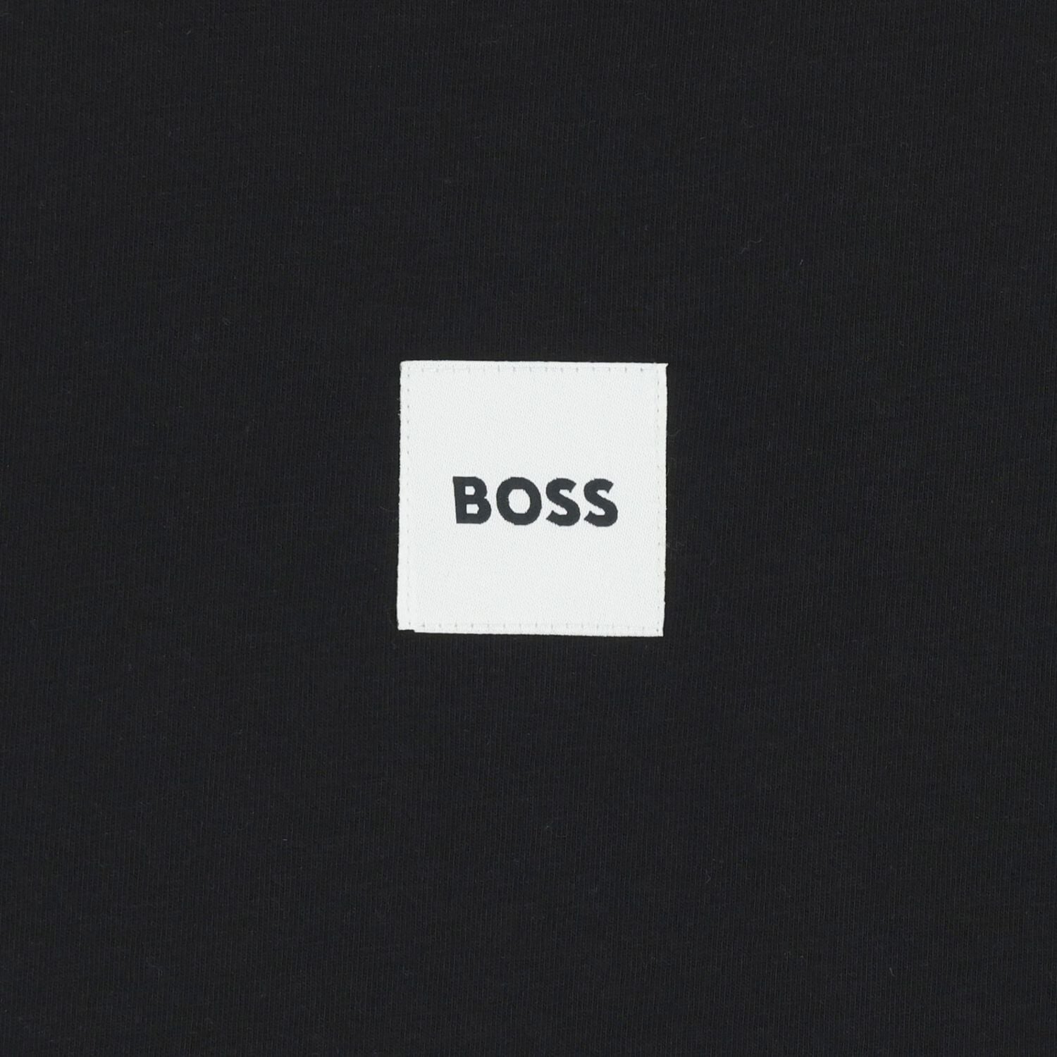 Boys Black Logo T-Shirt, 2, hi-res