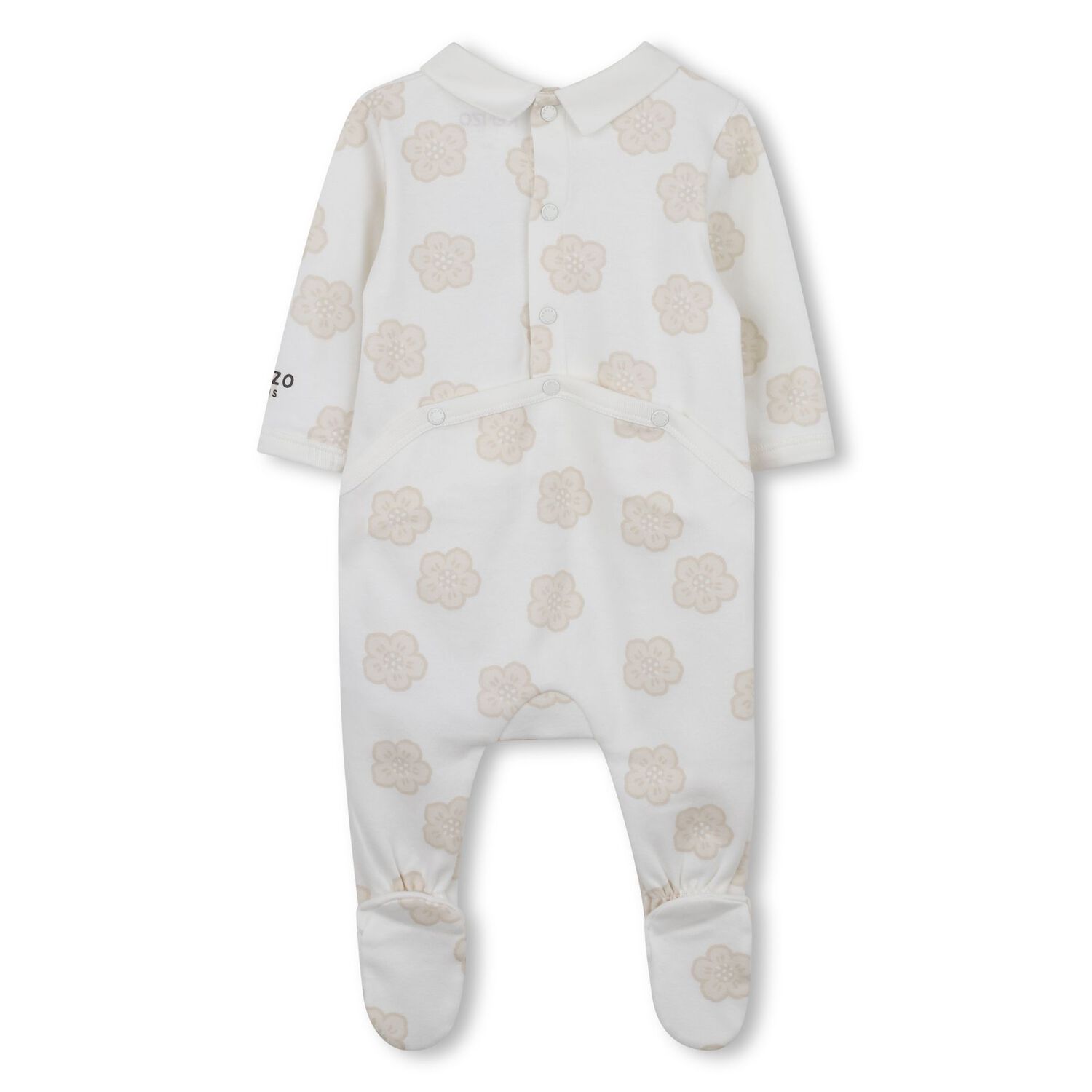 Ivory Bokeh Flower Babygrow Gift Set, 1, hi-res
