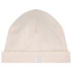 Beige Hat & Booties Baby Gift Set, 4, hi-res