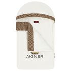 Ivory Teddy Bear Logo Baby Nest, 1, hi-res