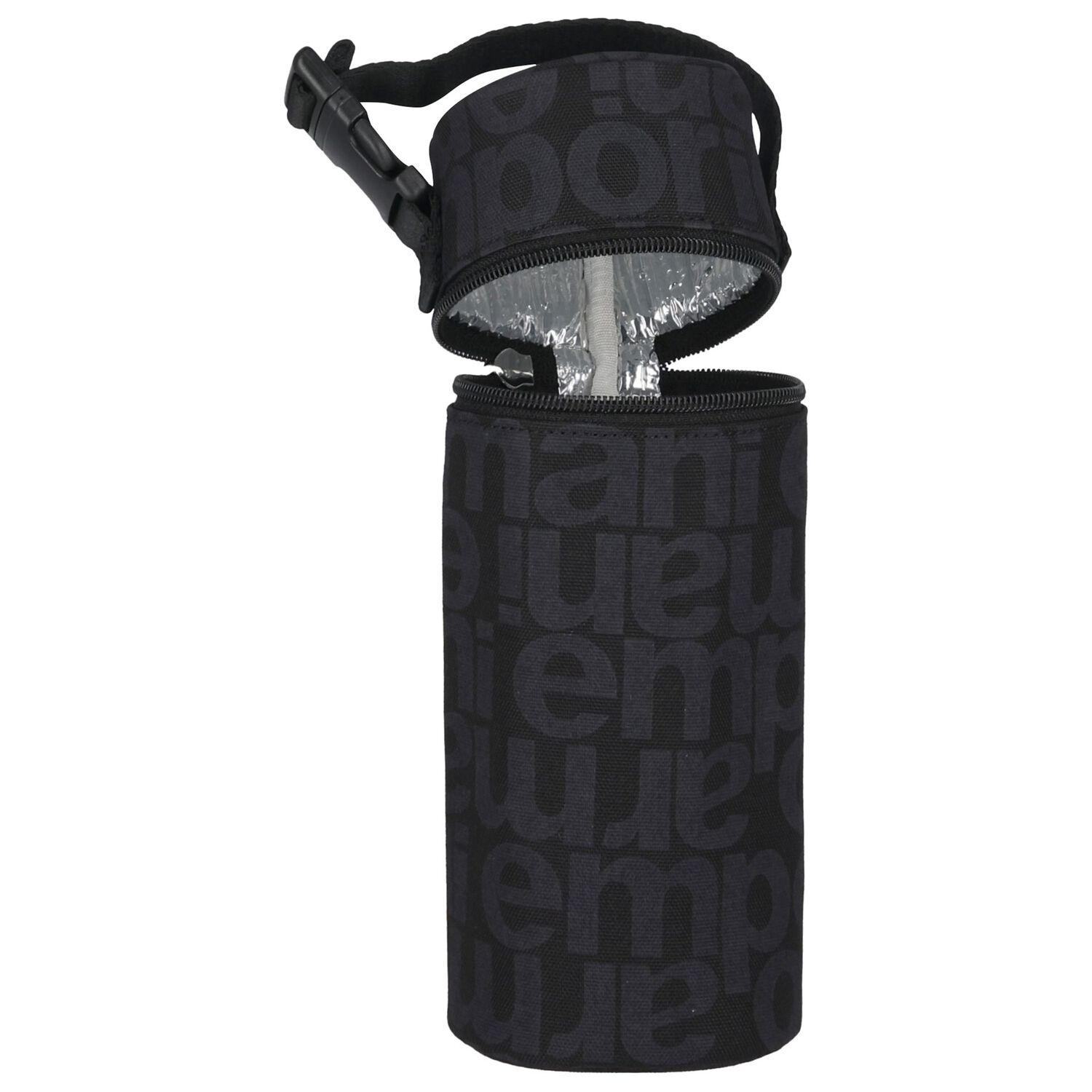 Black Logo Baby Changing Bag, 1, hi-res