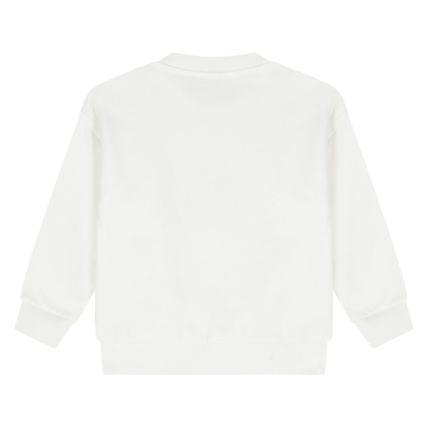 Younger White Teddy Bear Logo Sweatshirt, 1, hi-res