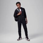 Black Jumpman Logo Hooded Zip Up Top, 1, hi-res