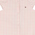 Baby Girls Pink Logo Gingham Romper, 1, hi-res