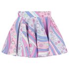 Girls Pink & Lilac Fontane Skirt, 2, hi-res