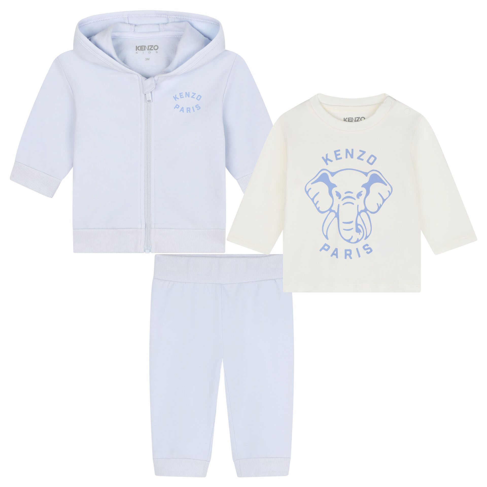 KENZO KIDS Blue Elephant Baby Tracksuit Set Junior Couture Bahrain