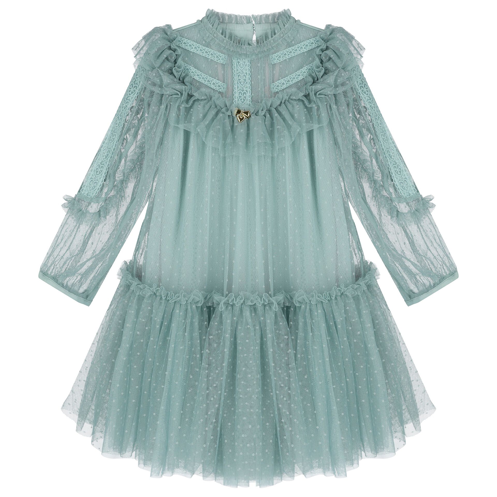 トリートユアセルフTreat Girl's tulle frill jersey トリートユアセルフTreat Girl's tulle frill jersey