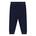 Baby Girls Navy Blue Teddy Bear Tracksuit, 1, hi-res
