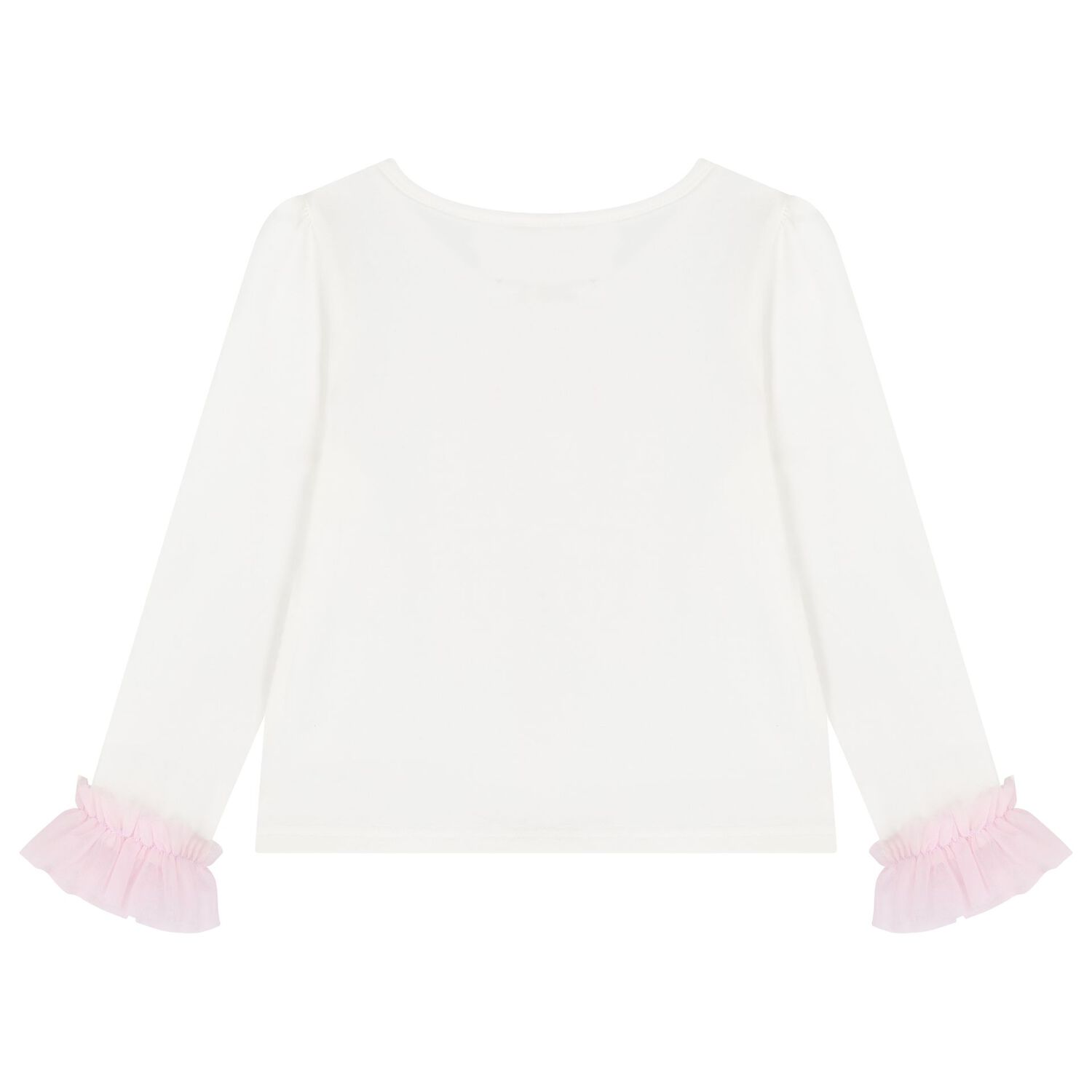 Girls Ivory & Pink Fairy Tale Castle Skirt Set , 1, hi-res