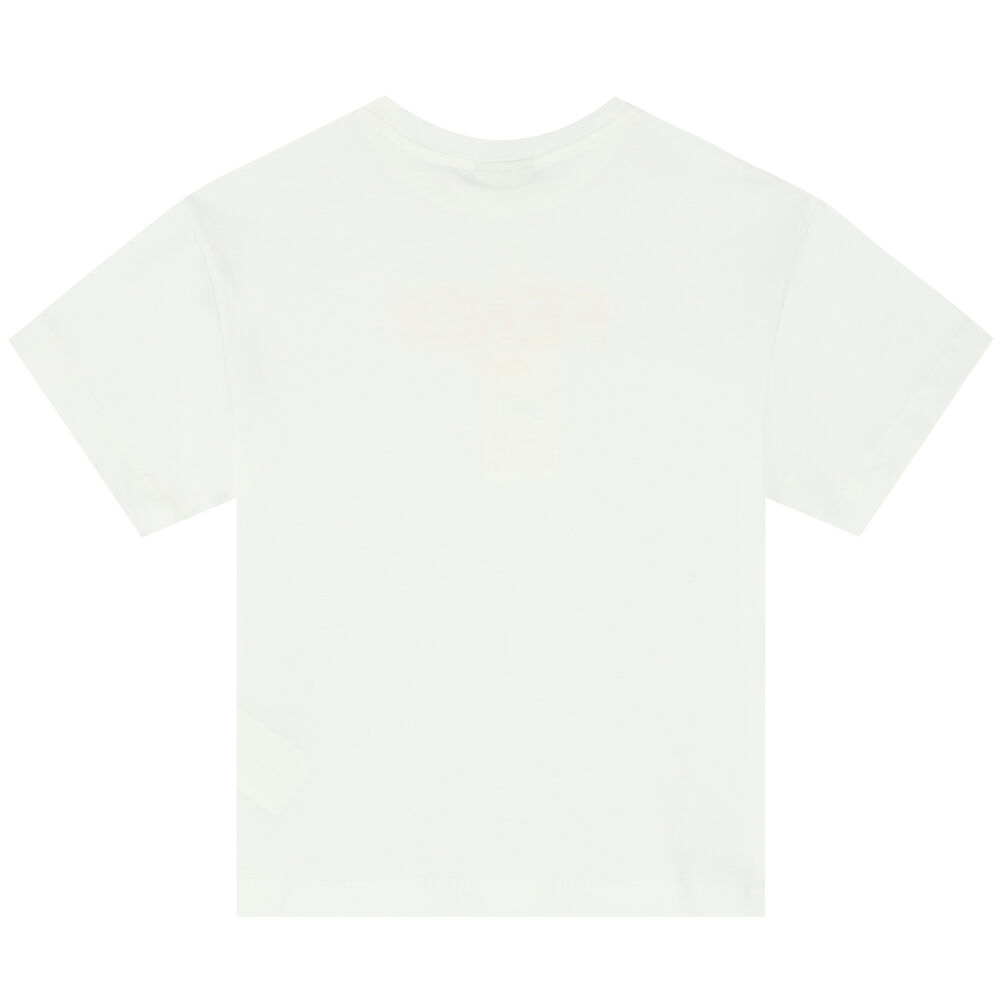 Ivory Logo Teddy T-Shirt