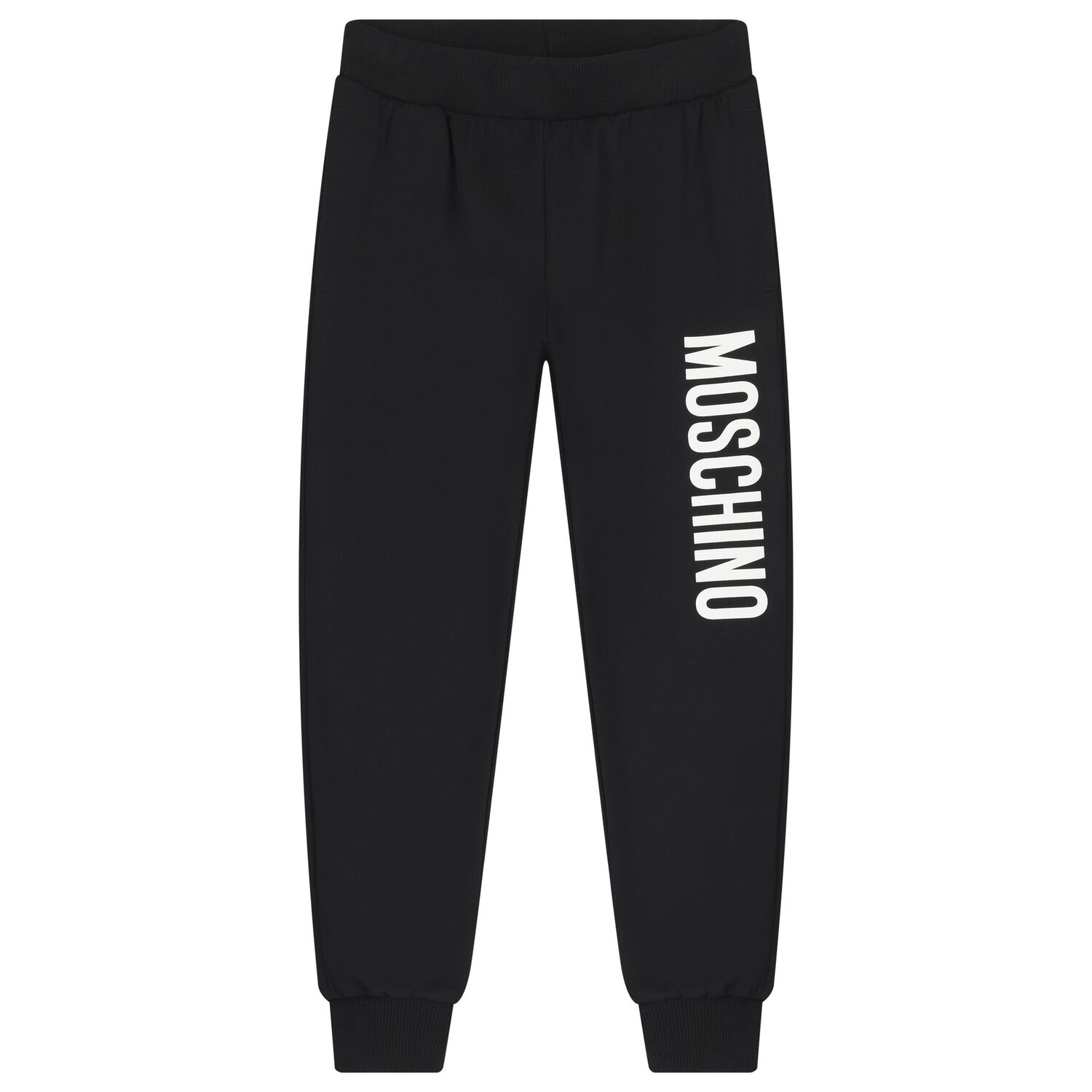 Black Logo Joggers, 1, hi-res