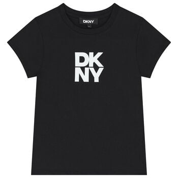 Girls Black Logo T-Shirt