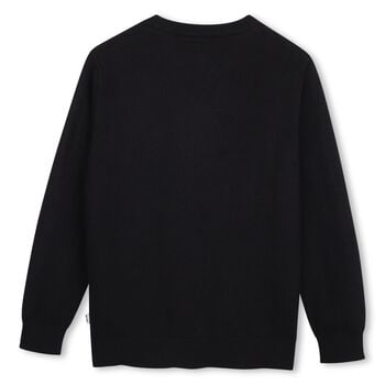 Boys Black Logo Sweatshirt