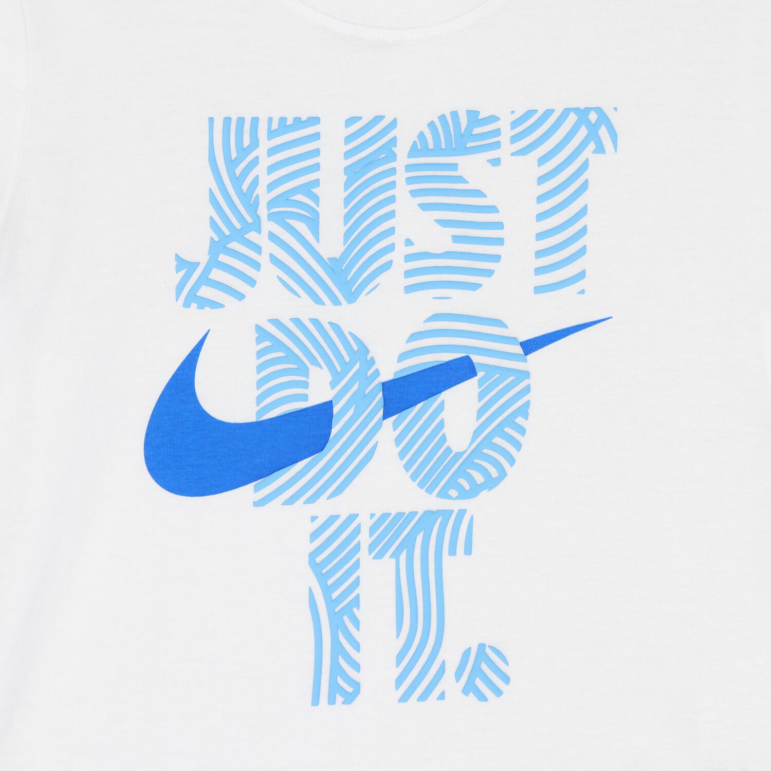 تيشيرت للأولاد بالشعار باللون الأبيض, 1, hi-res