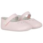 Baby Girls Pink Leather Pre Walker Shoes, 2, hi-res