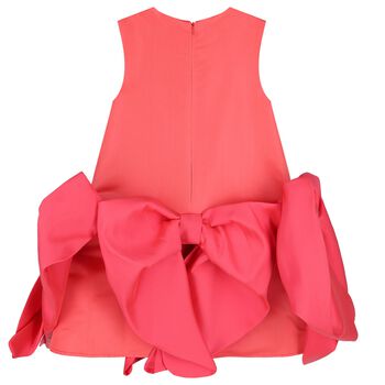 Girls Red Bow Dress
