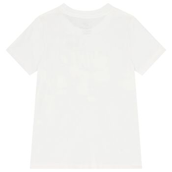Boys White Logo T-Shirt