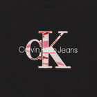 Girls Black Logo Dress, 1, hi-res